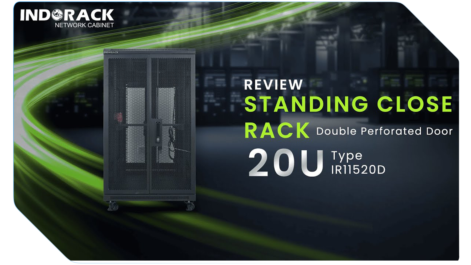 Rack server 20U Depth 1150mm